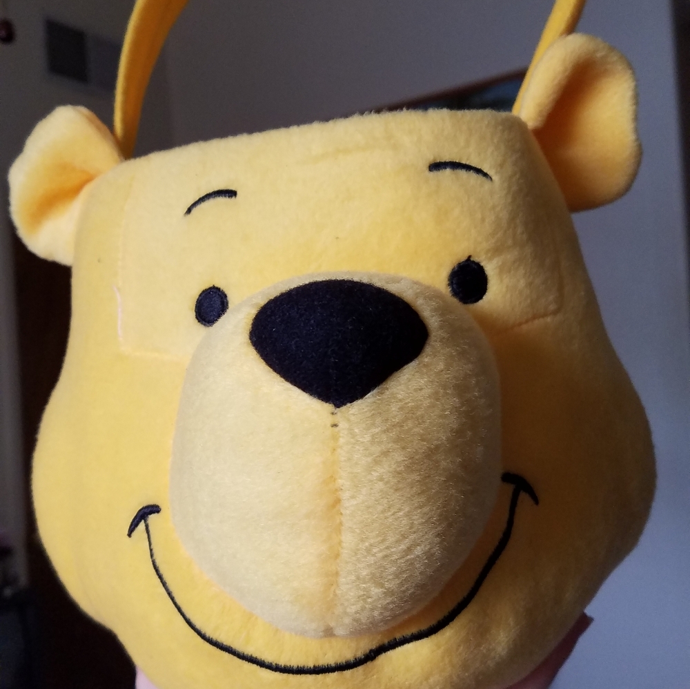 Winnie the Pooh Plush Basket